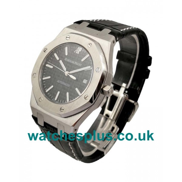 UK Luxury Audemars Piguet Royal Oak 15300ST.OO.1220ST.01 Replica Watches With Black Dials For Sale	