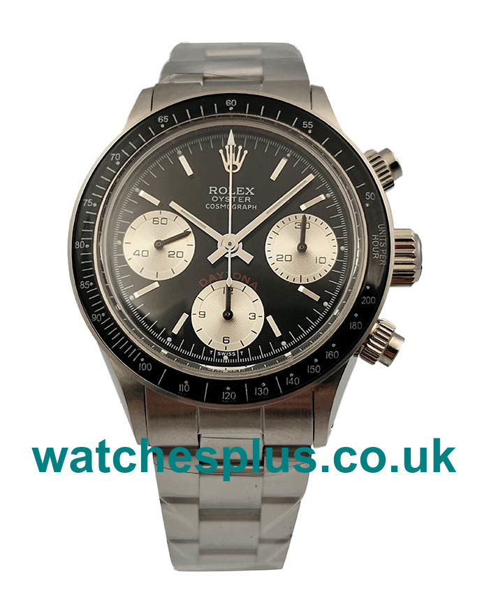 UK Best Quality Rolex Daytona 6263 Replica Watches With Gray Dials For Sale