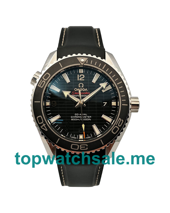 UK High Quality Fake Omega Seamaster Planet Ocean 215.33.44.21.01.001 With Black Dials For Men