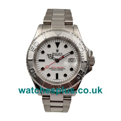 UK Cheap Rolex Yacht-Master 16622 Replica Watches With White Dials For Sale