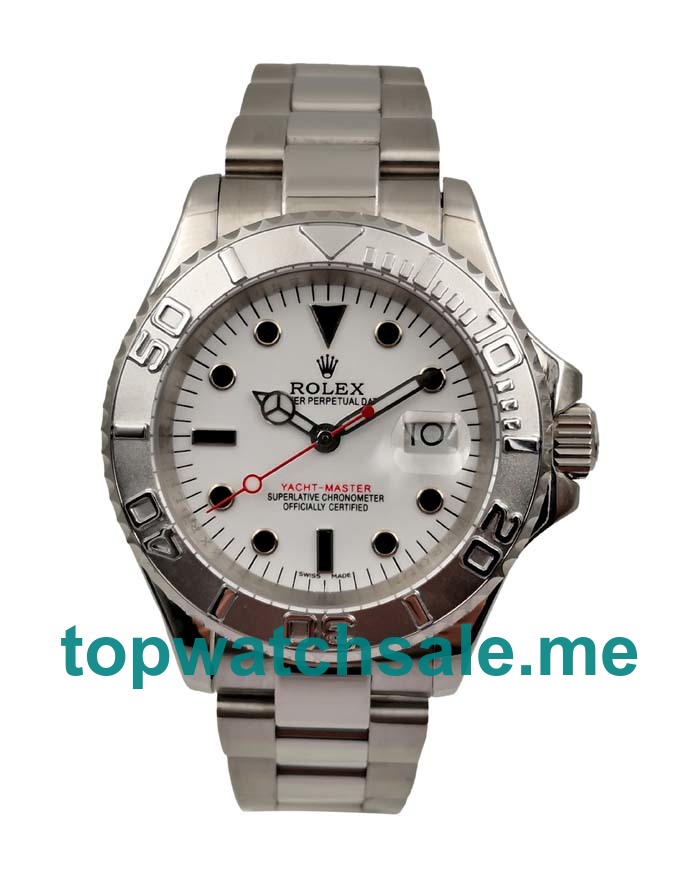 UK Cheap Rolex Yacht-Master 16622 Replica Watches With White Dials For Sale
