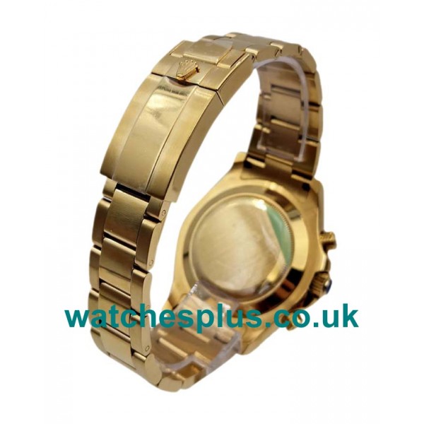 UK High Quality Fake Replica Rolex Yacht-Master II 116688 JF Yellow Gold White Dial Swiss 7750 Watches