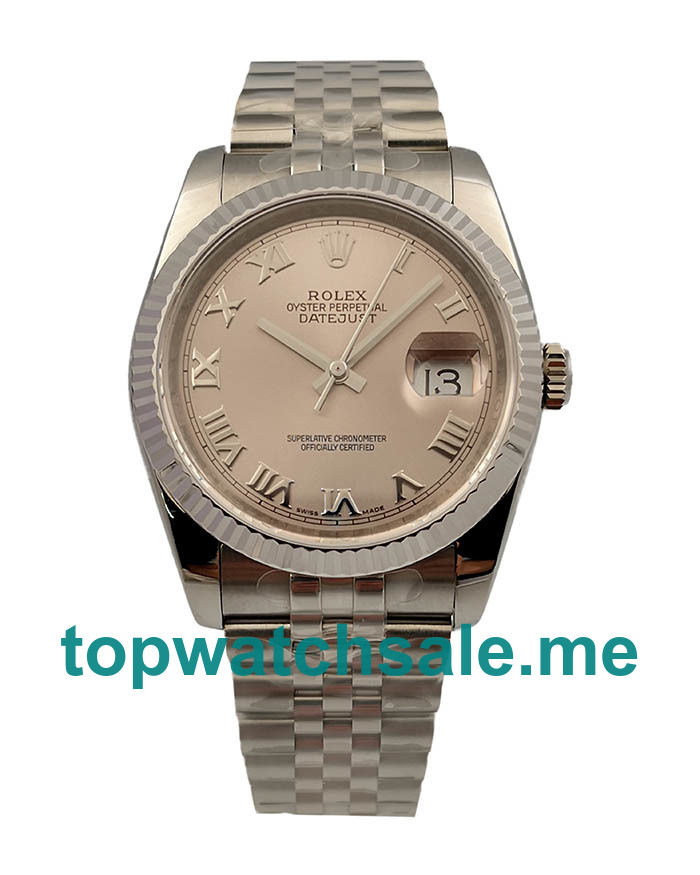 UK 36 MM High Quality Replica Rolex Datejust 116234 With Rhodium Dials And Steel Cases For Sale