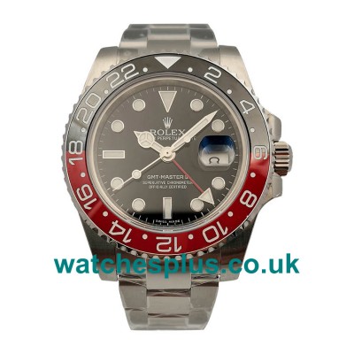 UK Swiss Made Replica Rolex GMT-Master II 116710BLNR UR Stainless Steel Black Dial Swiss 2836-2