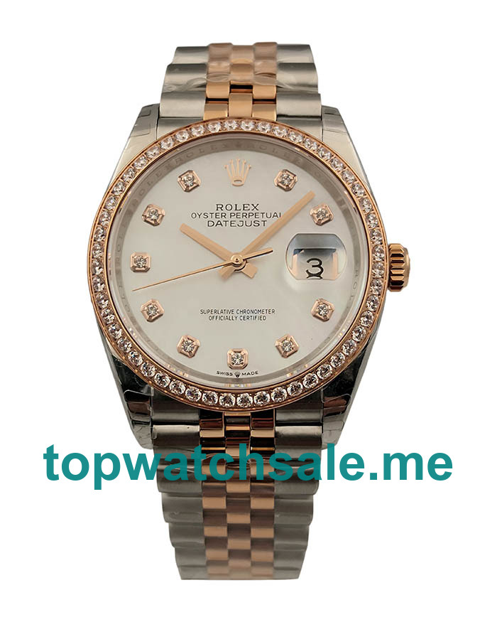 UK Best 1:1 Rolex Datejust 116233 Replica Watches With Mother-Of-Pearl Dials For Sale