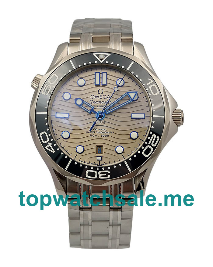 UK High Quality Omega Seamaster 300 M 210.30.42.20.06.001 Replica With Gray Dials For Sale