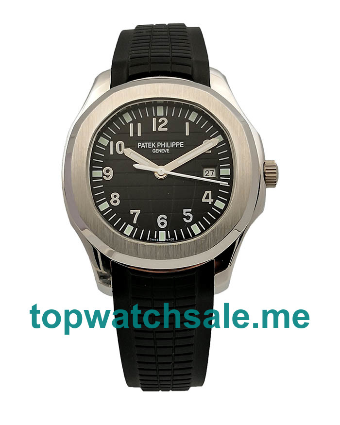 UK Best Quality Patek Philippe Aquanaut 5167A Replica Watches With Black Dials For Men