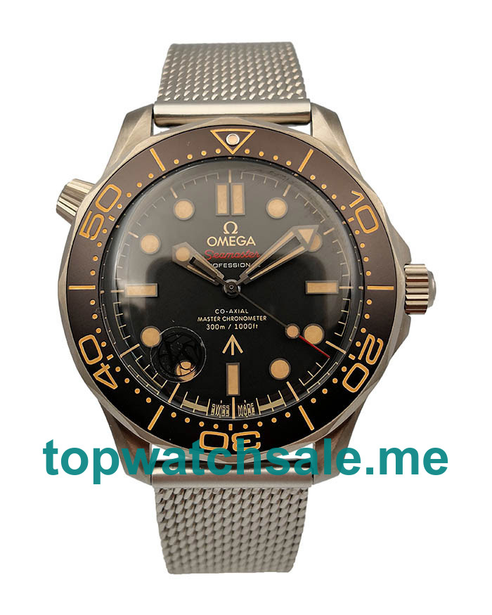 UK AAA Quality Fake Omega Seamaster 300 M 210.92.42.20.01.001 With Black Dials And Titanium Cases