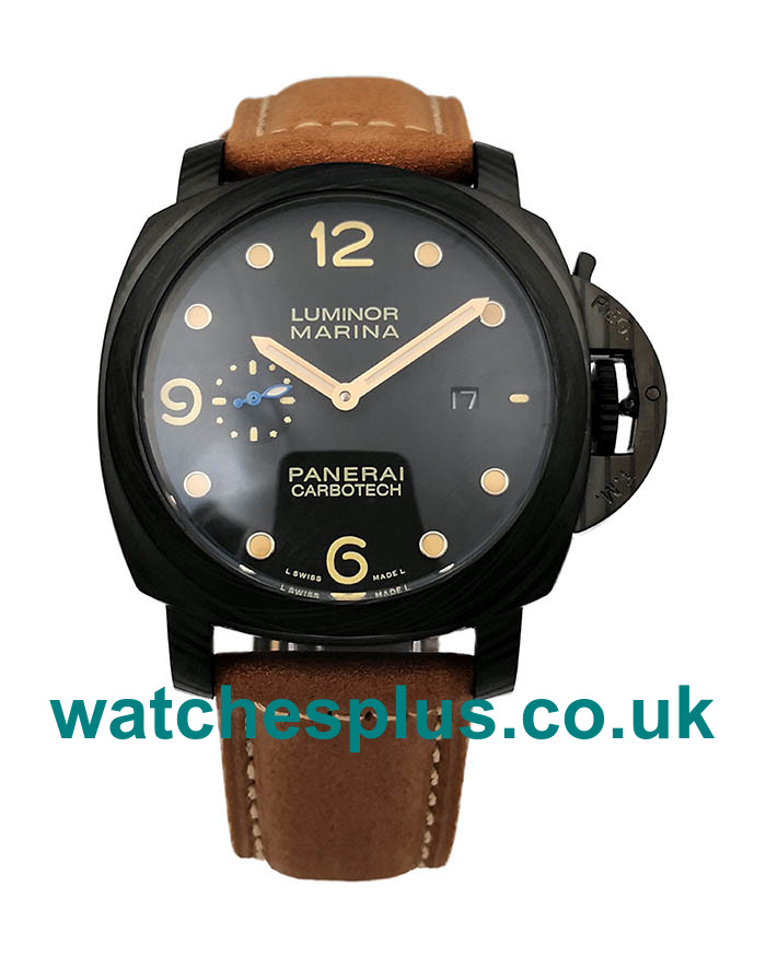 UK Best 1:1 Panerai Luminor Marina PAM00164 Replica Watches With Black Dials For Sale