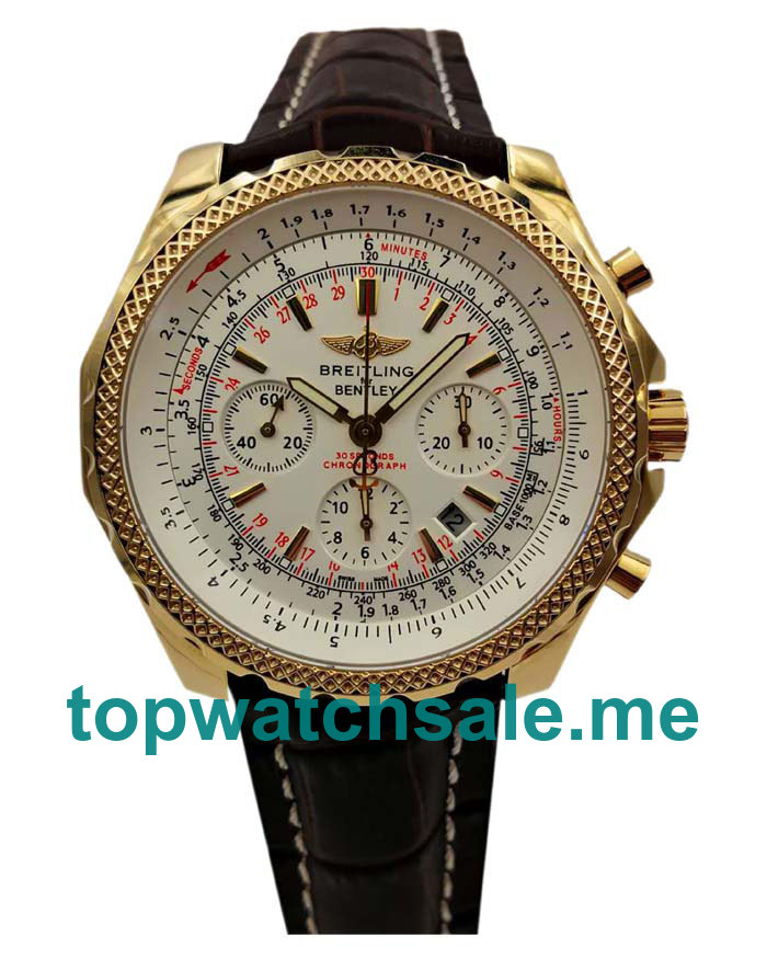 UK Perfect Breitling Bentley Motors A25362 Replica Watches With White Dials For Sale
