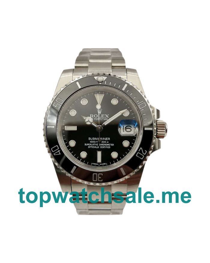 UK High Quality Rolex Submariner 116610LN Replica Watches With Black Dials For Sale