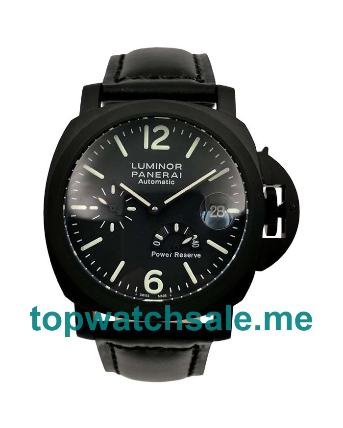 UK Swiss Luxury Panerai Replica Luminor PAM00090 Replica Watches With Black Dials For Men