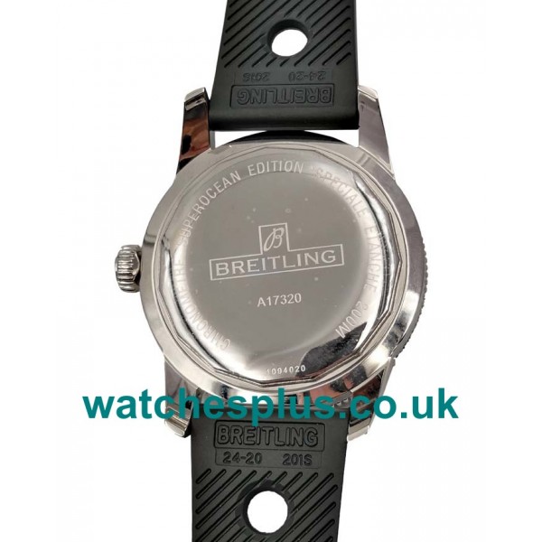 UK AAA High Quality Breitling Superocean Heritage A17321 Replica Watches With Black Dials For Men