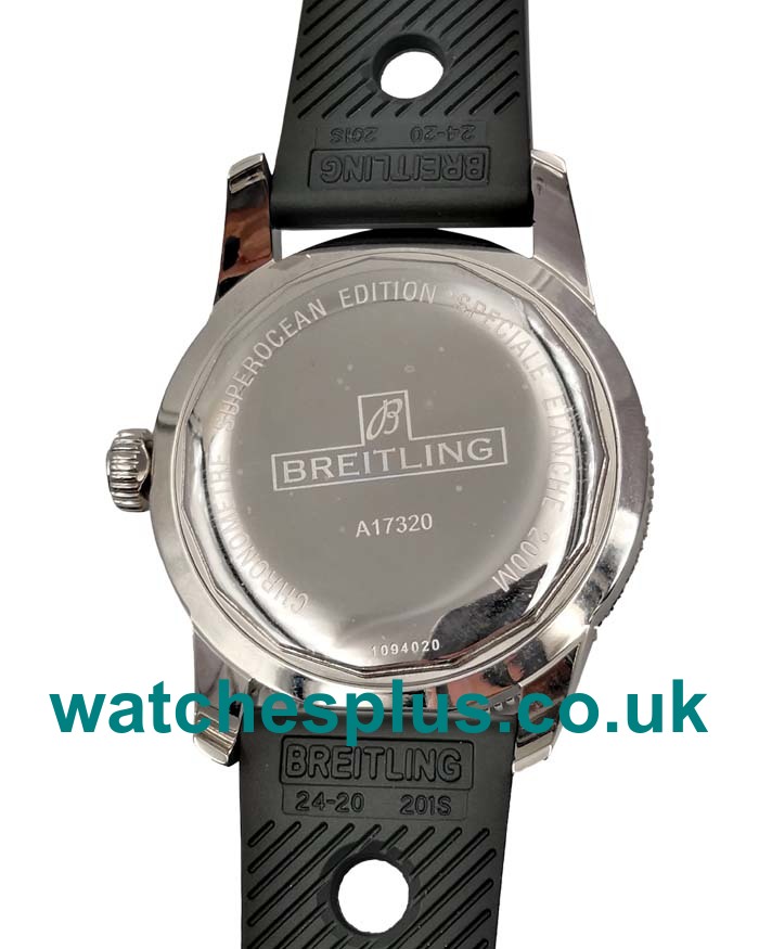 UK AAA High Quality Breitling Superocean Heritage A17321 Replica Watches With Black Dials For Men