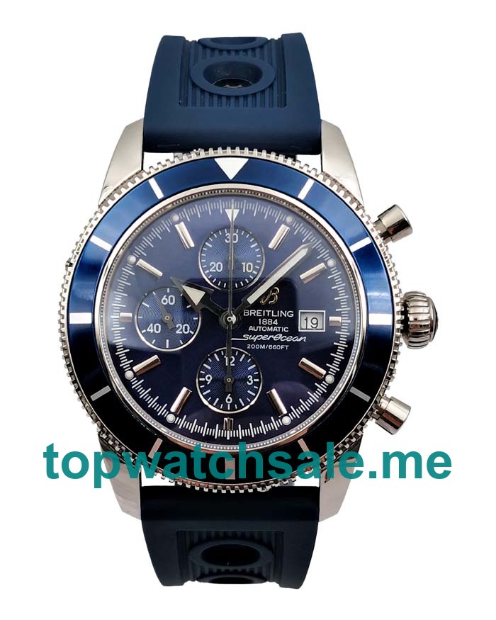UK Best Quality Breitling Superocean Heritage A13320 Replica Watches With Blue Dials For Sale
