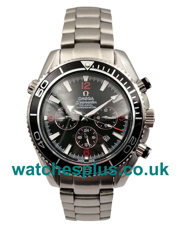 AAA Quality Omega Seamaster Planet Ocean 2210.51.00 Replica Watches With Black Dials For Sale