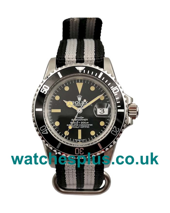 UK High Quality Rolex Submariner 1680 Replica Watches With Black Dials For Men