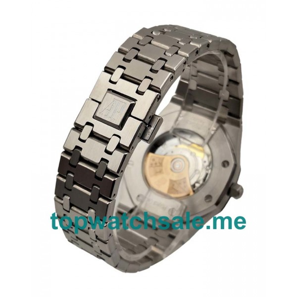 UK Best Quality Replica Audemars Piguet Royal Oak 15400ST.OO.1220ST.01 With Black Dials And Steel Cases For Sale
