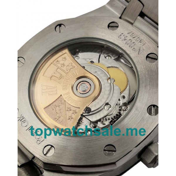 UK Best Quality Replica Audemars Piguet Royal Oak 15400ST.OO.1220ST.01 With Black Dials And Steel Cases For Sale