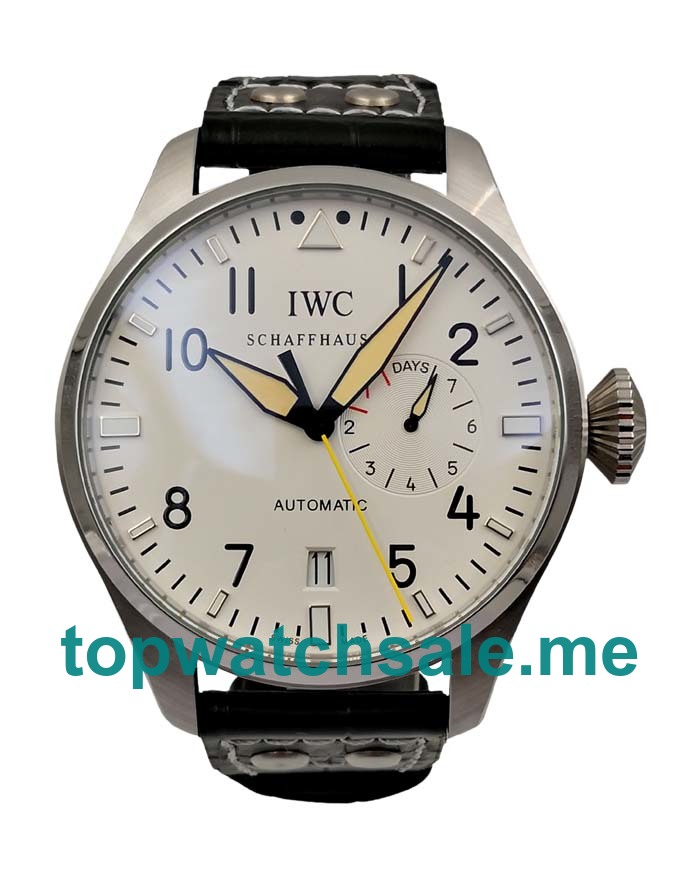 UK Best Quality Replica IWC Replica Pilot's Watch IW500906 With White Dials And Steel Cases For Men