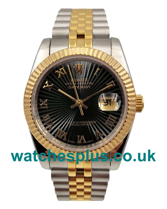 UK Best Quality Rolex Datejust 126233 Replica Watches With Black Dials For Sale