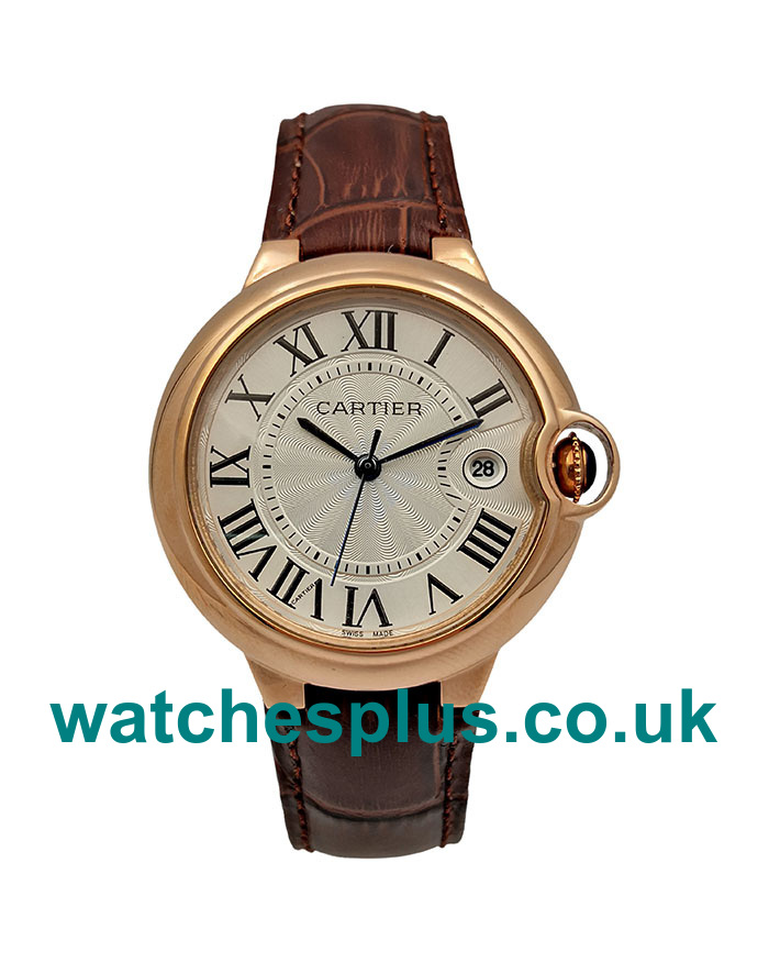 UK High Quality Cartier Ballon Bleu WGBB0009 Replica Watches With Silver Dials For Sale