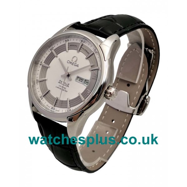 UK AAA Quality Omega De Ville 431.33.41.22.02.001 Fake Watches With White Dials Online