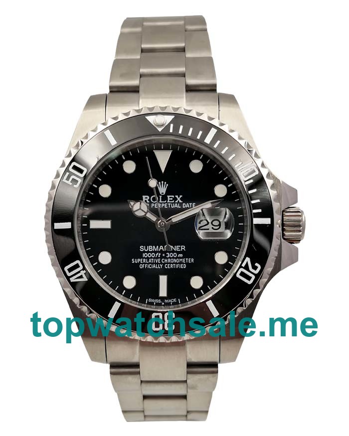 UK AAA Quality Rolex Submariner 116610 LN Replica Watches With Black Dials For Sale