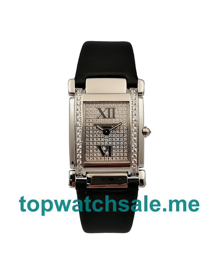 UK Luxury Patek Philippe Twenty~4 4910G Replica Watches With Diamonds Dials For Sale