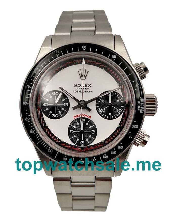 UK High Quality Rolex Daytona Ref.6239 Replica Watches With White Dials For Sale