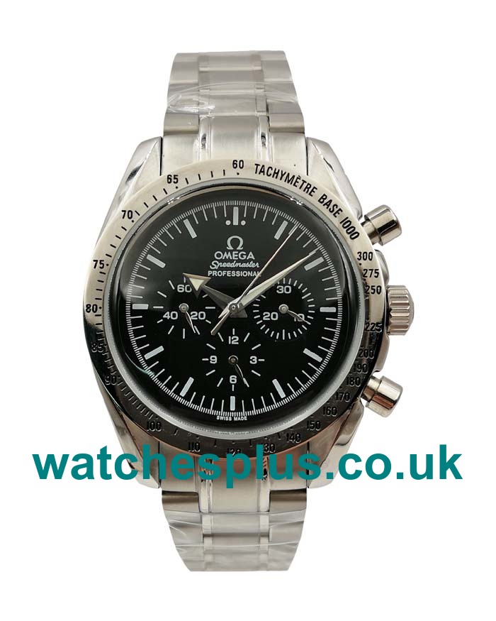 Swiss UK 42 MM Replica Omega Speedmaster Moonwatch 3594.50.00 With Black Dials For Men