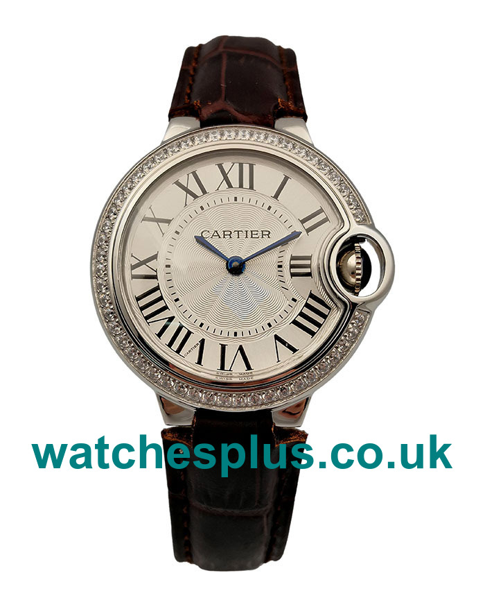 UK Perfect Replica Cartier Ballon Bleu W4BB0016 With Silver Dials Quartz Movement For Sale