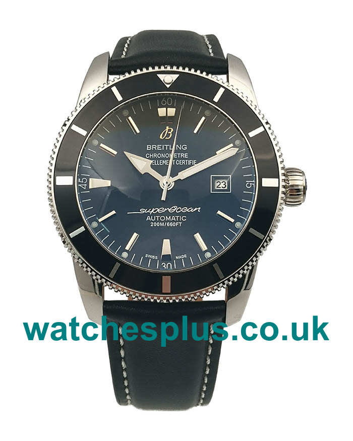 UK Perfect Breitling Superocean Heritage A17321 Replica Watches With Black Dials For Sale