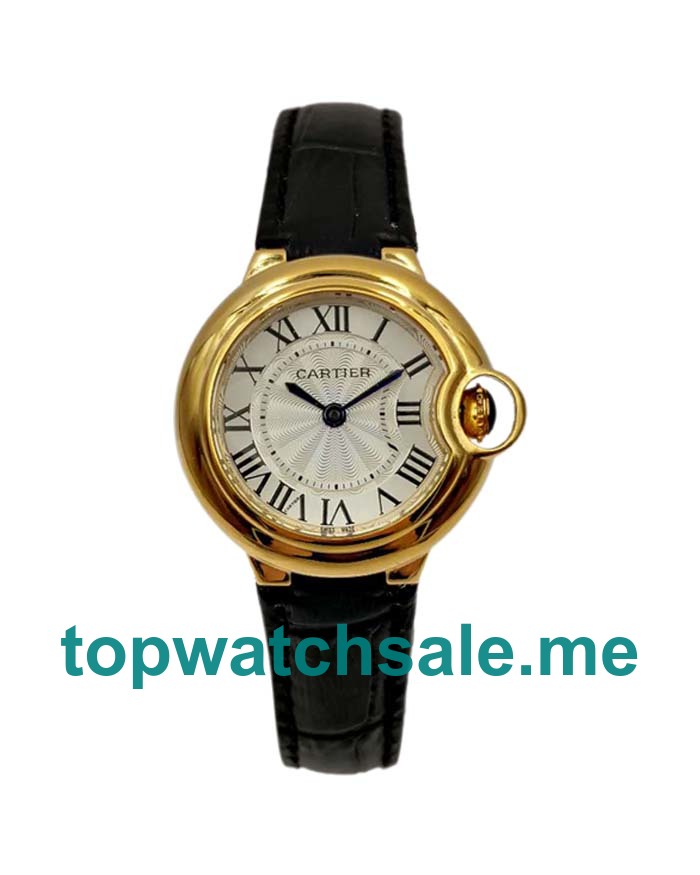 UK Best Quality Fake Cartier Ballon Bleu W6900156 Watches With Silver Dials For Sale