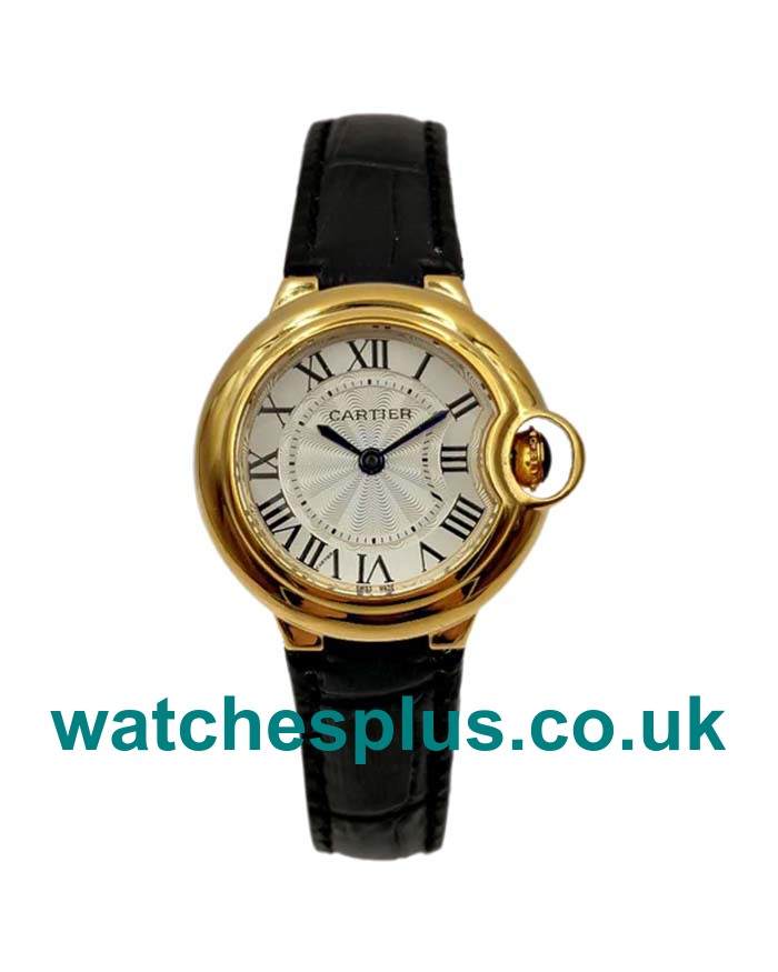 UK Best Quality Fake Cartier Ballon Bleu W6900156 Watches With Silver Dials For Sale