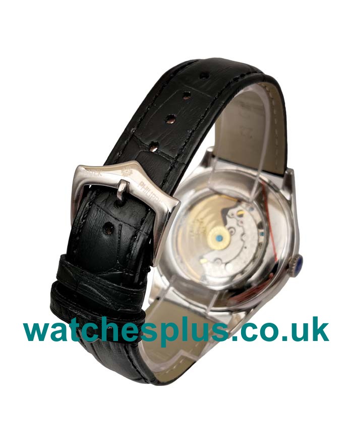 UK Top Patek Philippe Calatrava 5296G 38 MM Replica Watches With Silver Dials