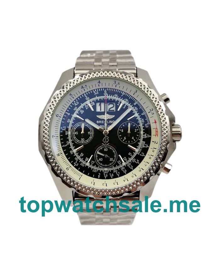 UK Best Quality Breitling Bentley 6.75 A44362 Replica Watches With Black Dials For Men