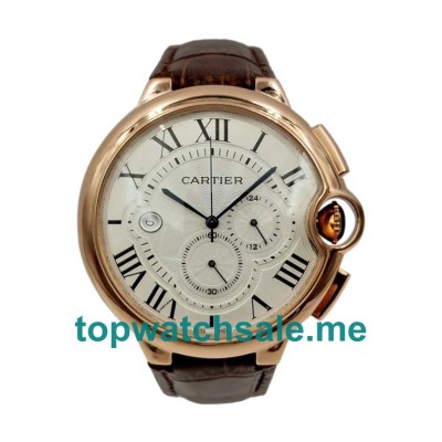 UK Luxury 1:1 Fake Cartier Ballon Bleu W6920009 With Silver Dials And Rose Gold Cases For Sale