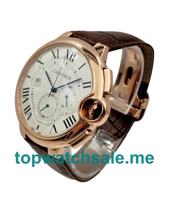UK Luxury 1:1 Fake Cartier Ballon Bleu W6920009 With Silver Dials And Rose Gold Cases For Sale