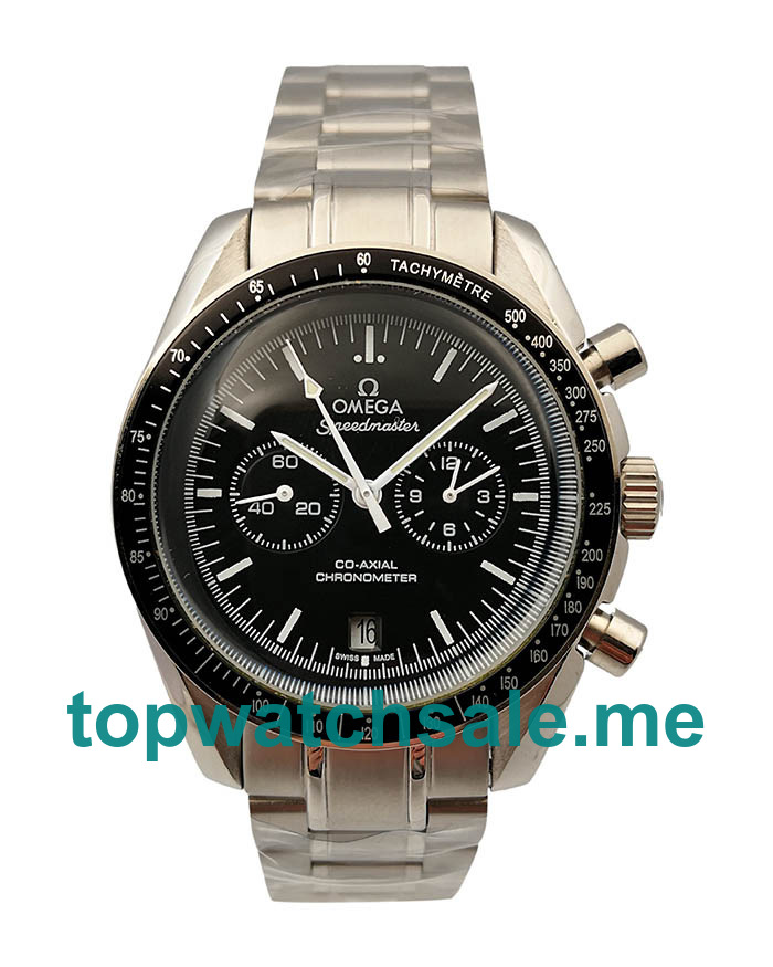 Top Quality Omega Speedmaster Moonwatch 311.30.44.51.01.002 Fake Watches With Black Dials Online
