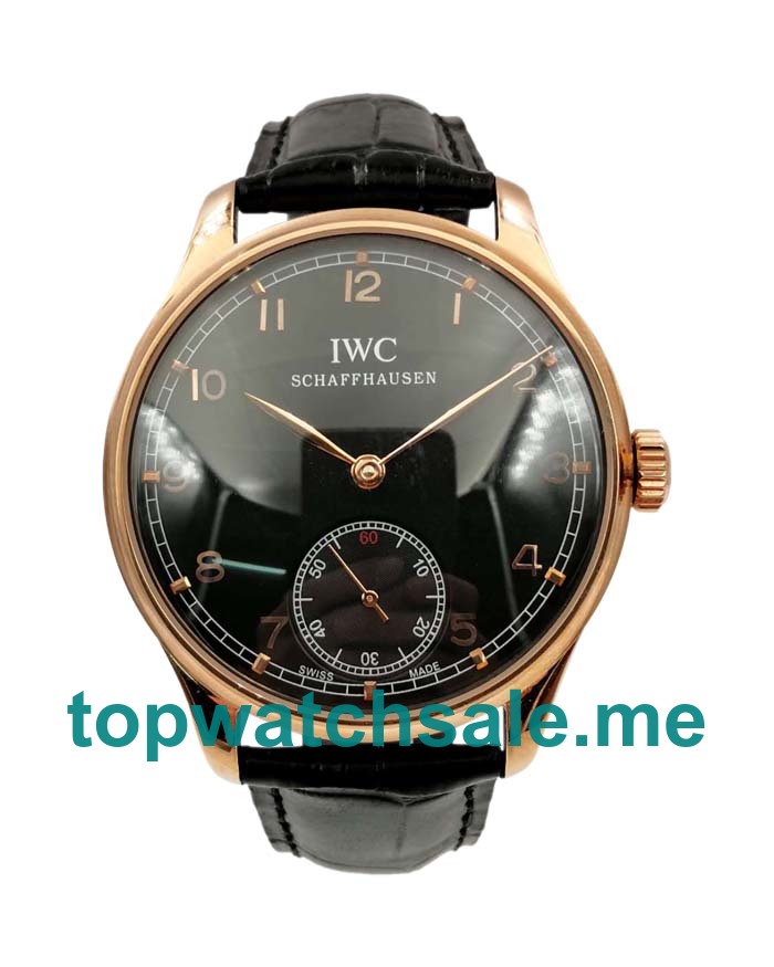 UK Luxury Replica IWC Portugieser IW545406 With Grey Dials And Rose Gold Cases Online
