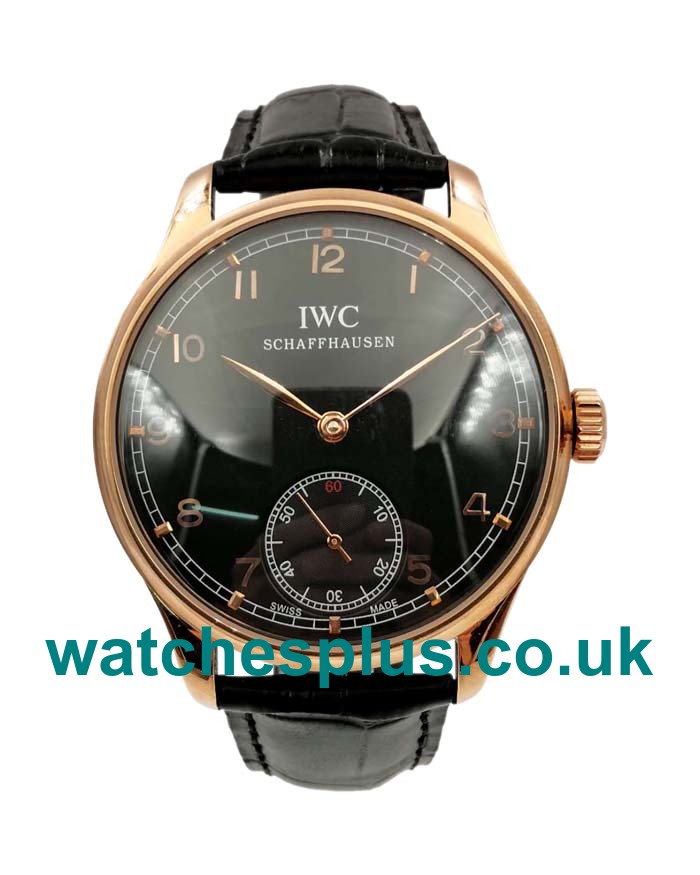 UK Luxury Replica IWC Portugieser IW545406 With Grey Dials And Rose Gold Cases Online