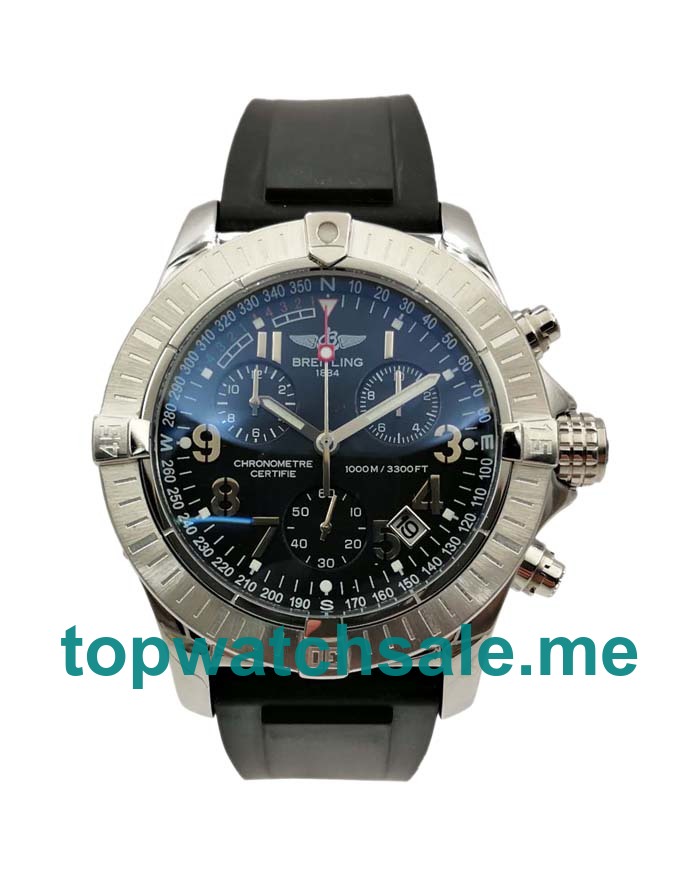 UK Perfect Fake Breitling Avenger Seawolf A73390 With Black Dials And Steel Cases For Men