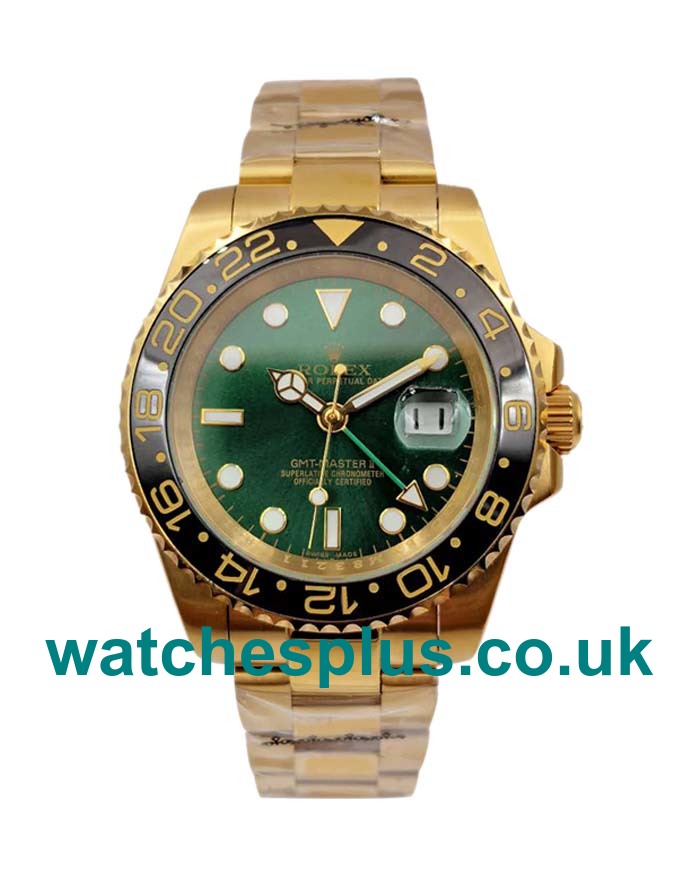 UK High Quality Rolex GMT-Master II 116718 LN Replica Watches With Black Dials Online