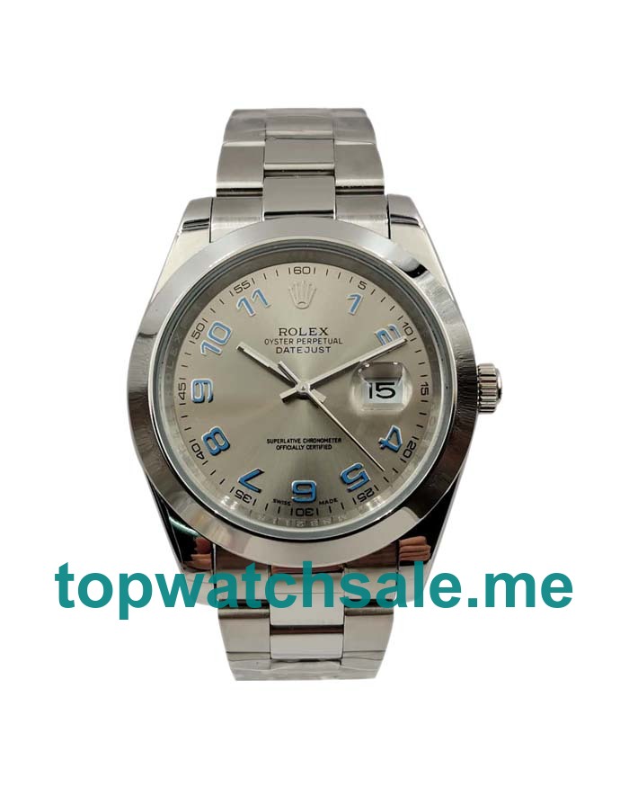 UK Perfect Rolex Datejust II 116300 Replica Watches With Silver Dials For Men