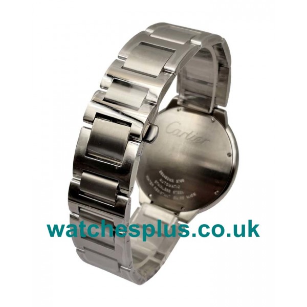 UK Luxury Cartier Ballon Bleu W69012Z4 Replica Watches With Silver Dials For Men