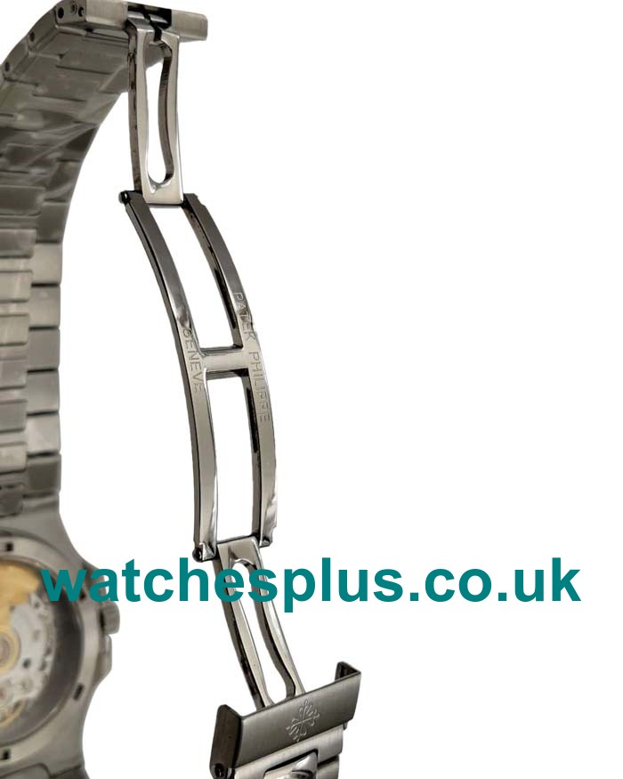 UK Swiss Made Replica Patek Philippe Nautilus 5713/1G-01 - 40 MM Watches With Blue Cases For Sale