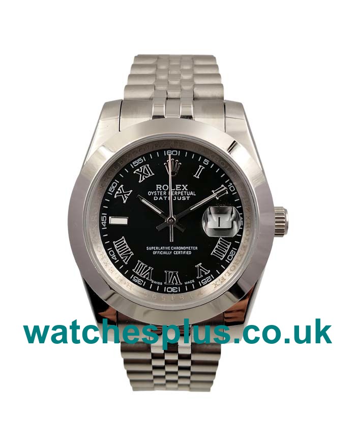 UK Cheap Rolex Datejust 116300 Replica Watches With Black Dials Online Sale