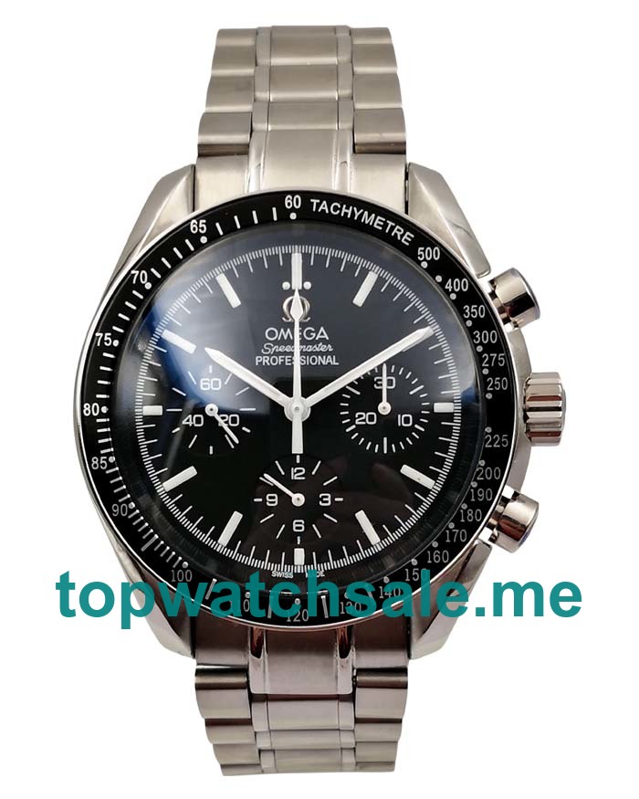 UK Swiss Luxury Omega Speedmaster 3570.50.00 Replica Watches With Black Dials For Sale