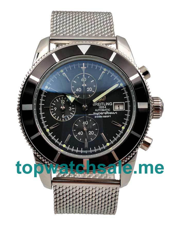 UK Cheap Breitling Superocean Heritage A13320 Replica Watches With Black Dials For Sale